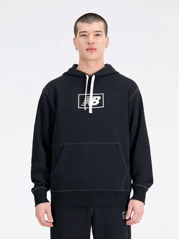 New Balance: Чёрная толстовка 