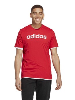 Adidas: Красная футболка  Essentials