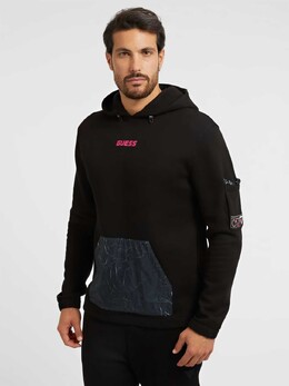 GUESS: Чёрная толстовка 