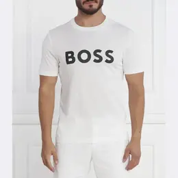 BOSS: Белая футболка 