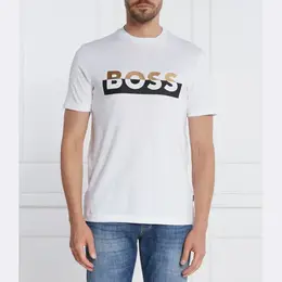 BOSS: Белая футболка 