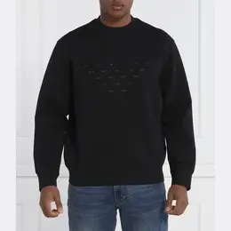 Emporio Armani: Чёрная толстовка 
