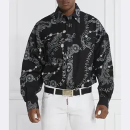 Versace: Чёрная рубашка 