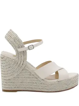 Jimmy Choo: Белые мокасины  Dellena 100
