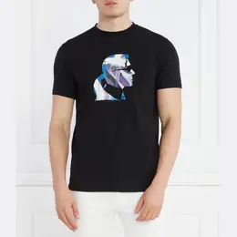 Karl Lagerfeld: Чёрная футболка 