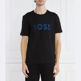 BOSS: Чёрная футболка 