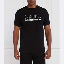 Karl Lagerfeld: Чёрная футболка 