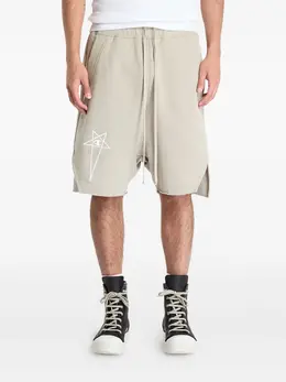 Rick Owens DRKSHDW: Бежевые шорты 