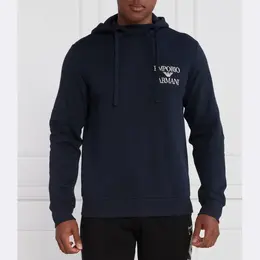 Emporio Armani: Синяя толстовка 