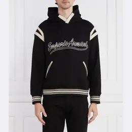 Emporio Armani: Чёрная толстовка 