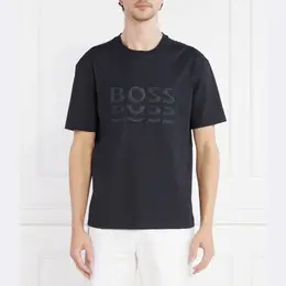 BOSS: Синяя футболка 