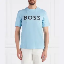 BOSS: Синяя футболка 