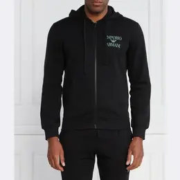Emporio Armani: Чёрная толстовка 
