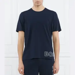BOSS: Синяя футболка 