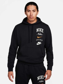 Nike: Чёрная толстовка  Club