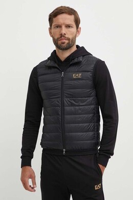 EA7 Emporio Armani: Чёрный жилет 
