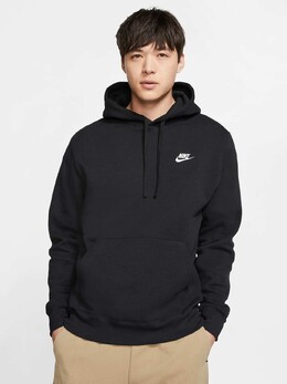 Nike: Чёрная толстовка  Club