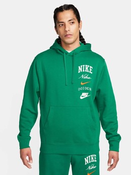 Nike: Зелёная толстовка  Club