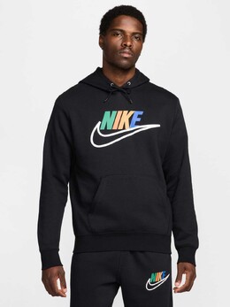 Nike: Чёрная толстовка  Futura