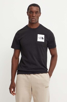 The North Face: Чёрная футболка  Fine