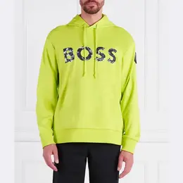 BOSS: Зелёная толстовка 