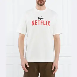 Lacoste: Белая футболка 