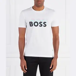BOSS: Белая футболка 