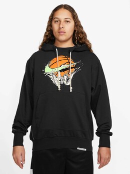 Nike: Чёрная толстовка 