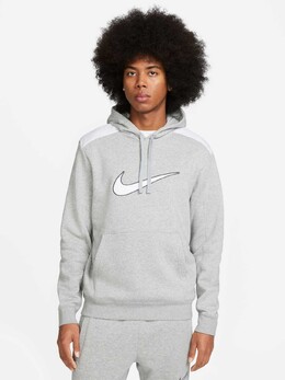 Nike: Серая толстовка  NSW