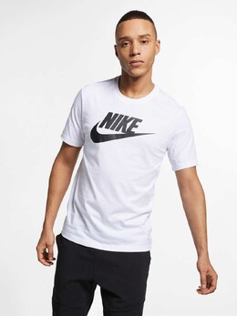 Nike: Белая футболка  Futura