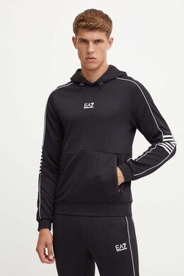 EA7 Emporio Armani: Чёрная толстовка 