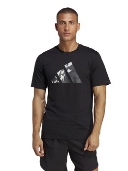 Adidas: Чёрная футболка  Essentials