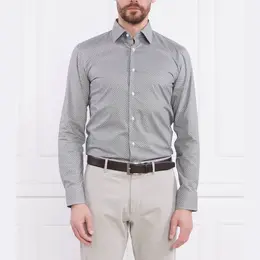 BOSS: Зелёная рубашка 