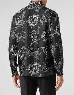 Philipp Plein: Шёлковая рубашка  Love