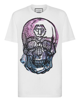 Philipp Plein: Белая футболка 
