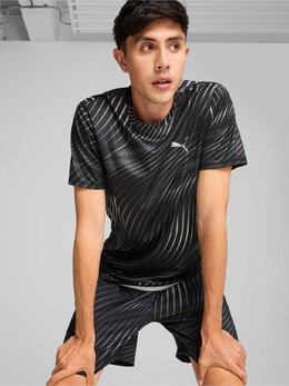 PUMA: Чёрная футболка  Run