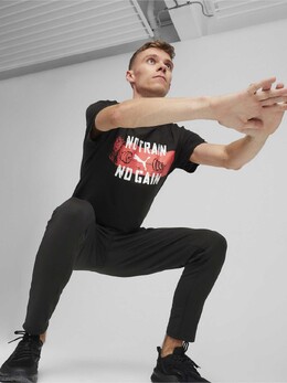 PUMA: Чёрная футболка 