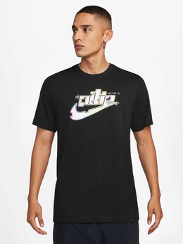 Nike: Чёрная футболка  NSW