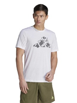 Adidas: Белая футболка  Essentials