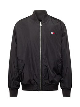 Tommy Hilfiger: Чёрная куртка  Tommy Jeans