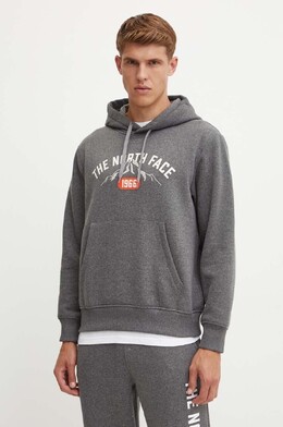 The North Face: Серая толстовка 
