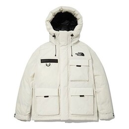 The North Face: Белая куртка 