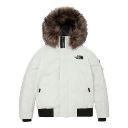 The North Face: Белая куртка 