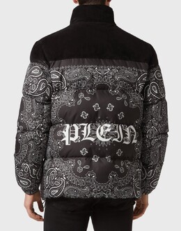 Philipp Plein: Замшевый пуховик 