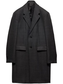 Prada: Пальто из шерсти 