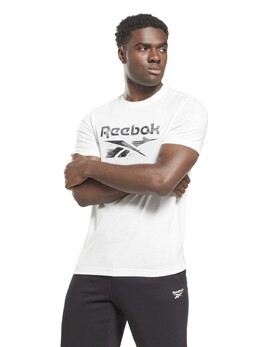 Reebok: Белая футболка 