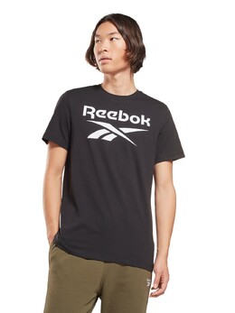Reebok: Чёрная футболка 