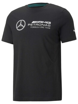 PUMA: Чёрная футболка  Ess