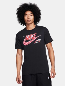 Nike: Чёрная футболка  NSW