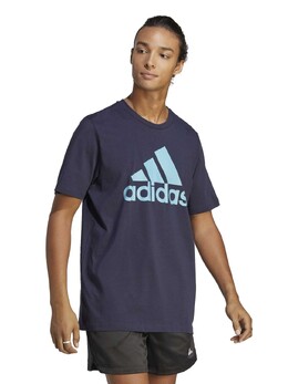 Adidas: Синяя футболка  Essentials